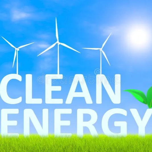 Clean energy concept